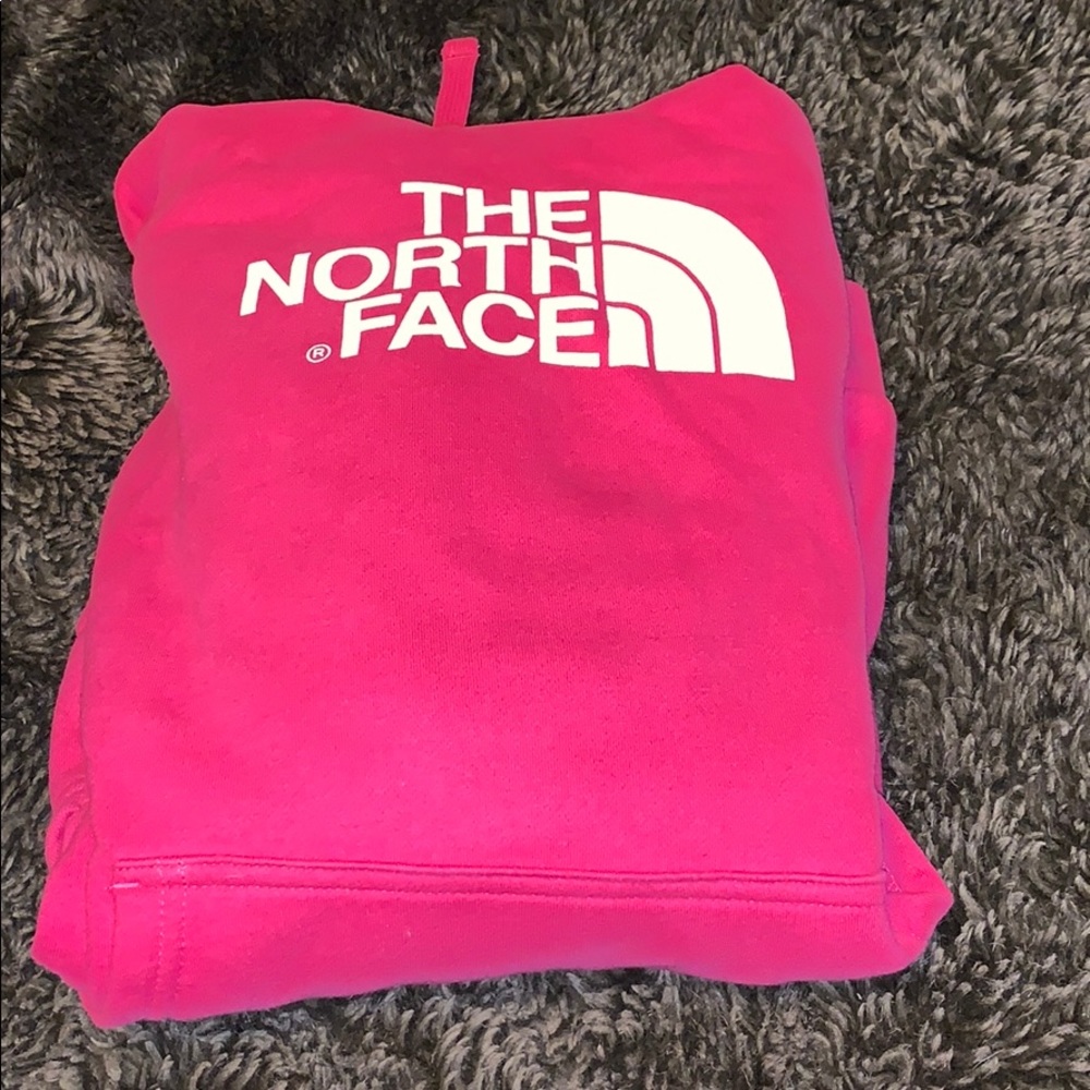 Pink North Face Hoodie